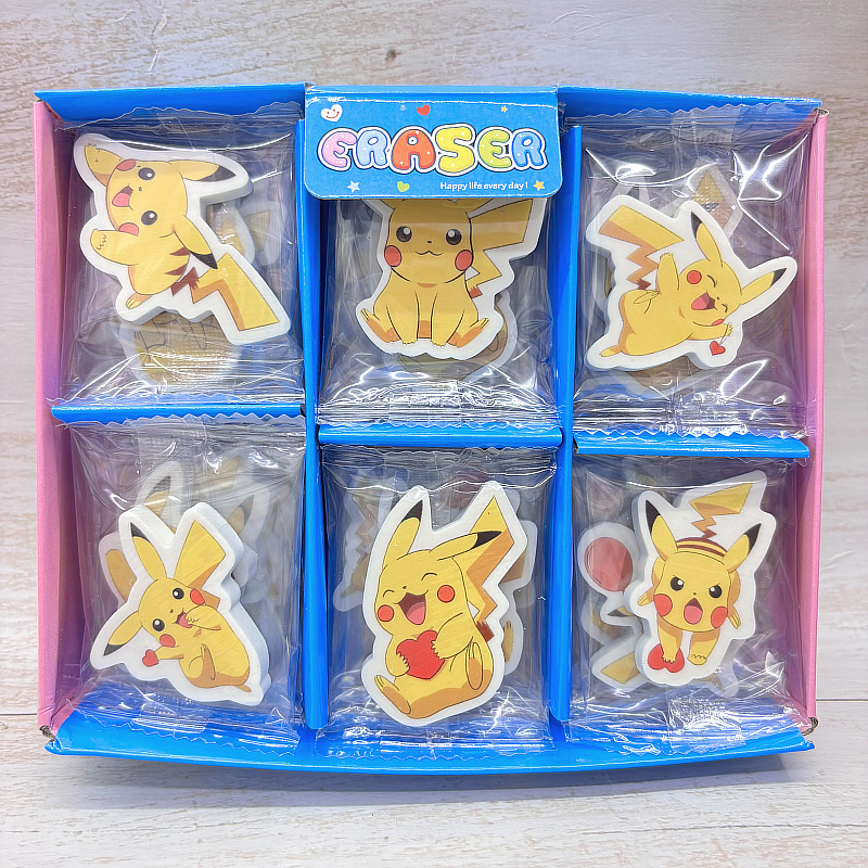 pokemon anime eraser 36pcs a set