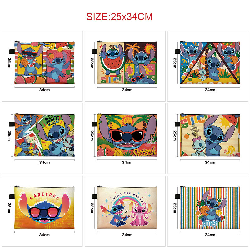 stitch anime A4 bag