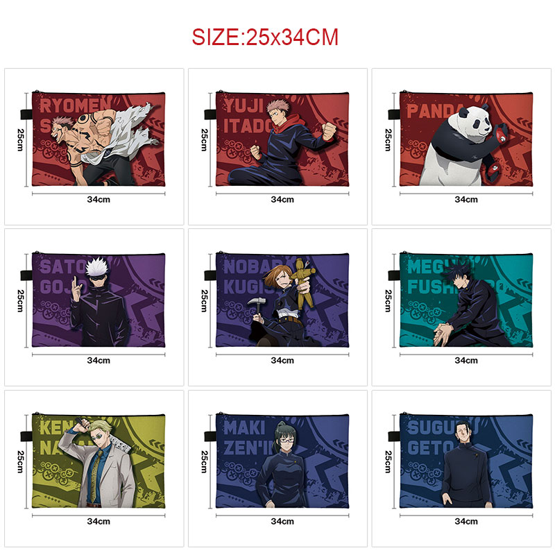Jujutsu Kaisen anime A4 bag