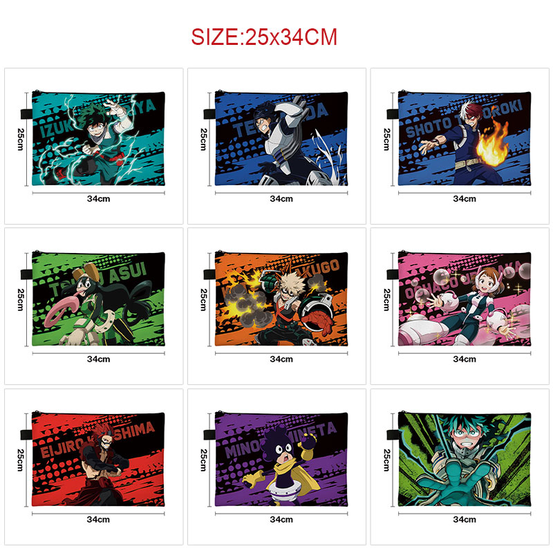 My Hero Academia anime A4 bag