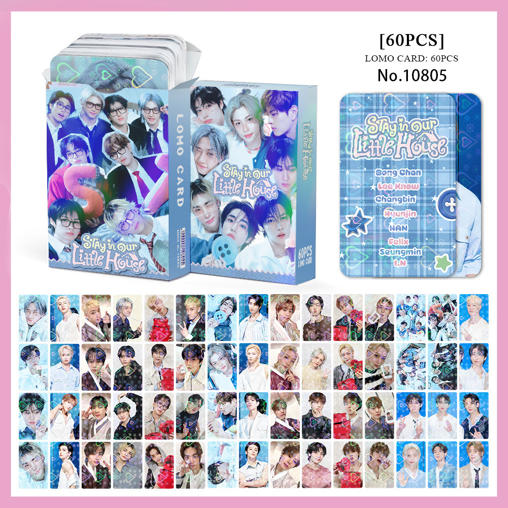 Straykids anime lomo cards price for a set of 60pcs
