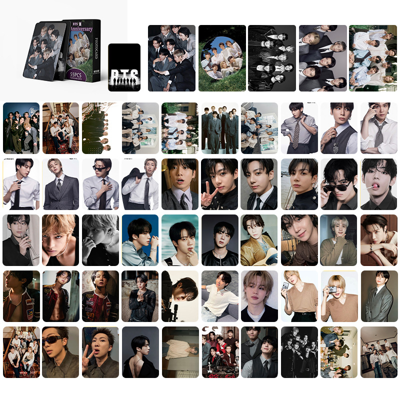 BTS anime lomo cards price for a set of 55pcs