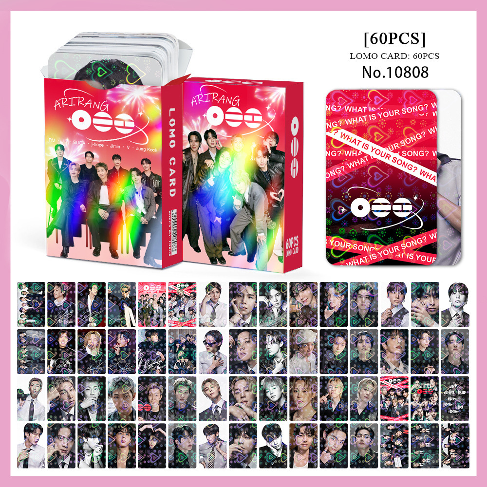BTS anime lomo cards price for a set of 60pcs