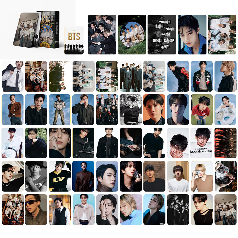 BTS anime lomo cards price for a set of 55pcs