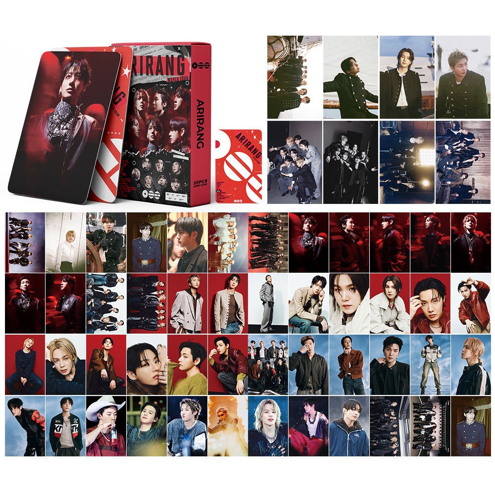 BTS anime lomo cards price for a set of 55pcs