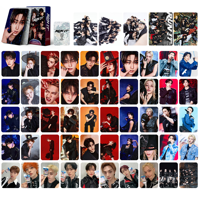 Straykids anime lomo cards price for a set of 55pcs
