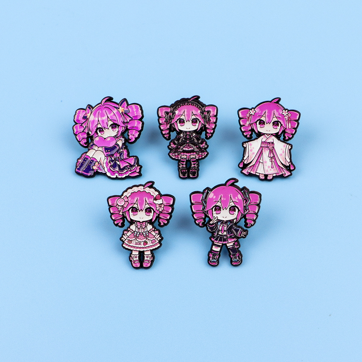Hatsune Miku anime pin