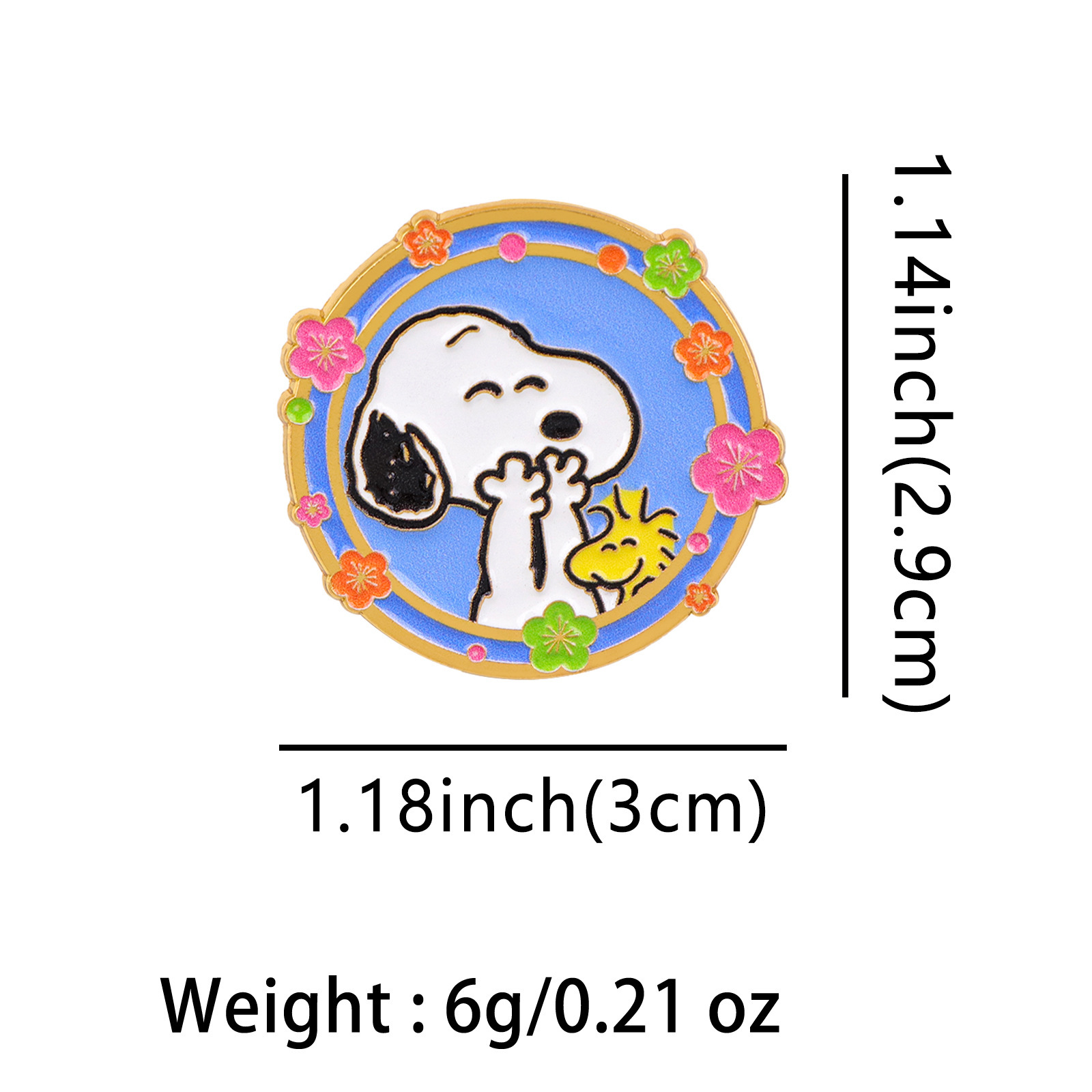Snoopy anime pin
