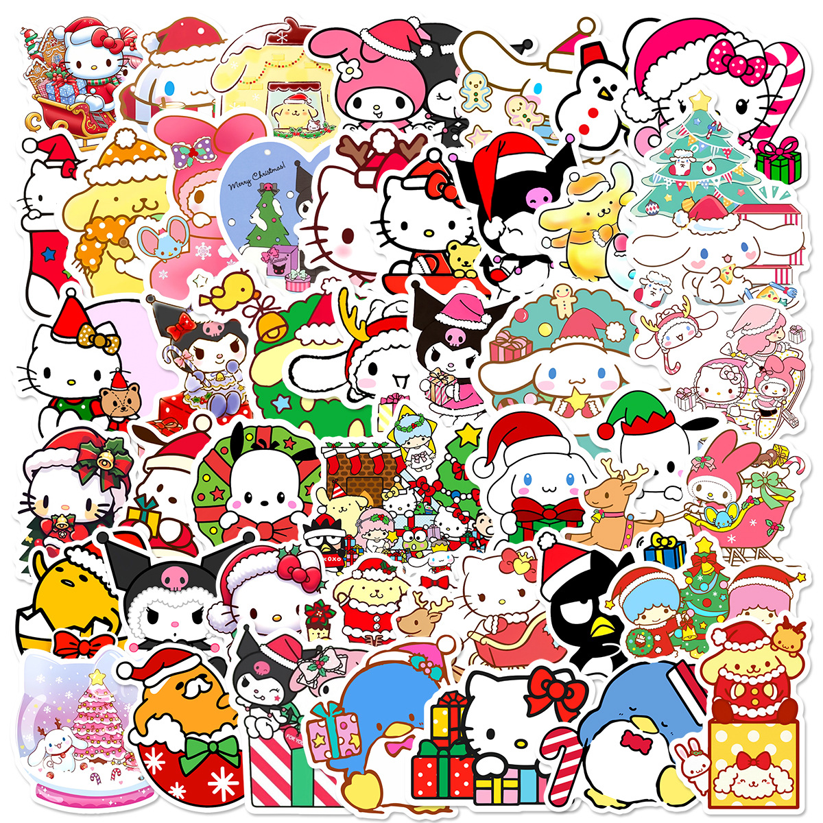 Kuromi anime stickers 50pcs a set