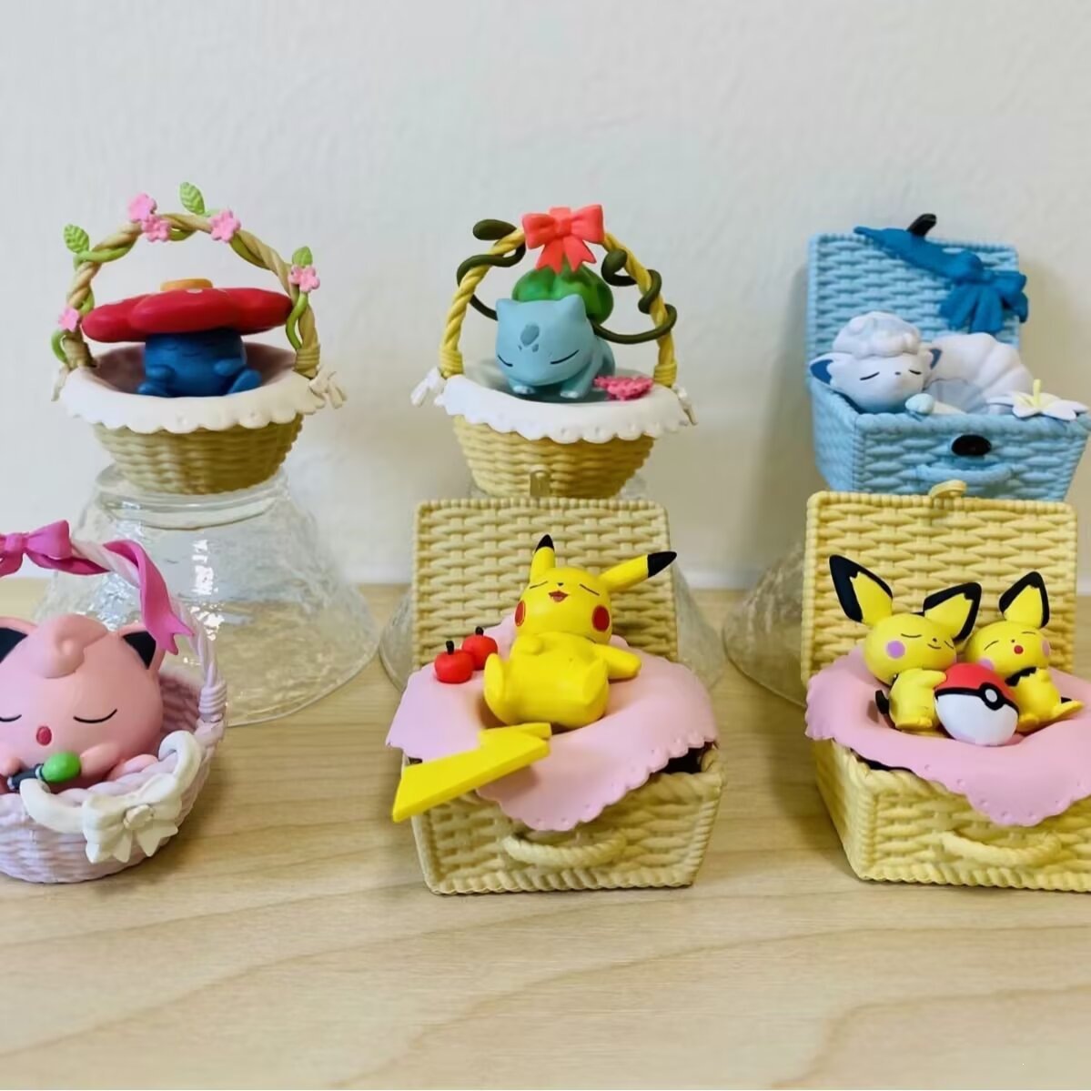 pokemon anime figure 6cm 6pcs a set