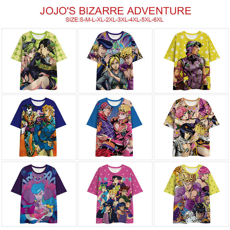 JoJos Bizarre Adventure anime T-shirt