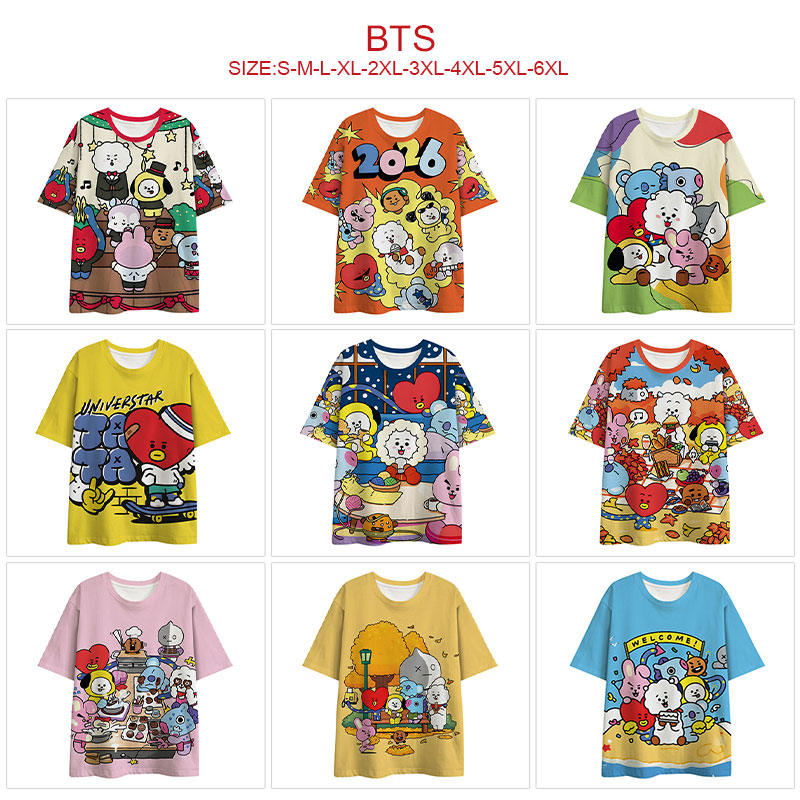 BTS anime T-shirt
