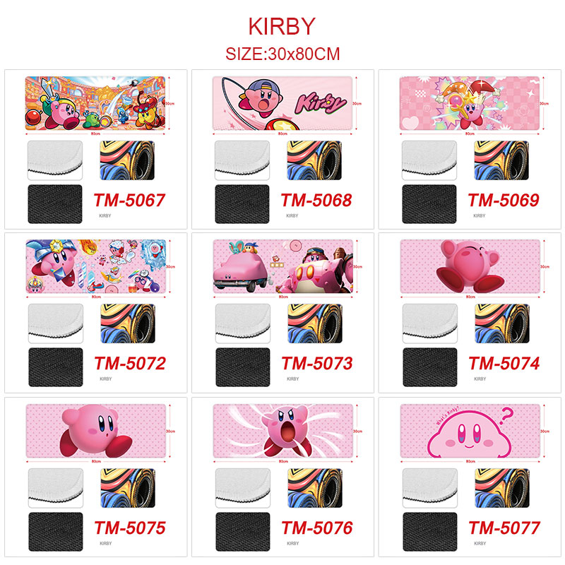 Kirby anime Mouse pad 30*80cm