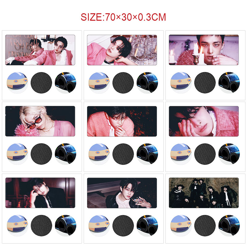 Straykids anime Mouse pad 70*30cm