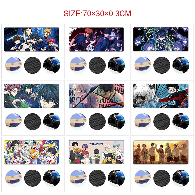Blue Lock anime Mouse pad 70*30cm