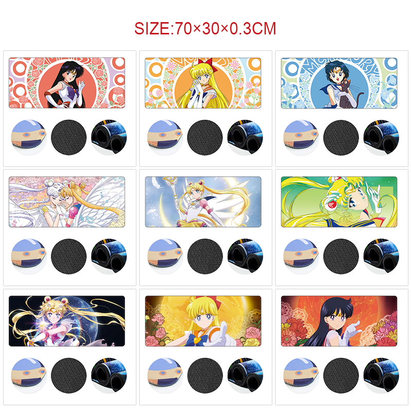 Sailor Moon Crystal anime Mouse pad 70*30cm