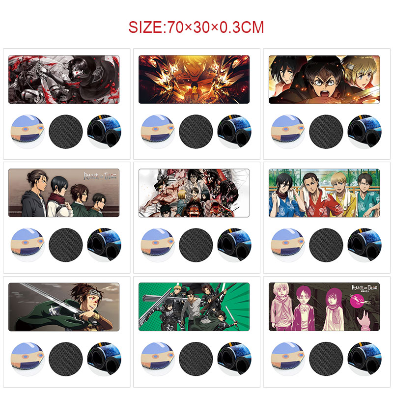 Attack on Titan anime Mouse pad 70*30cm