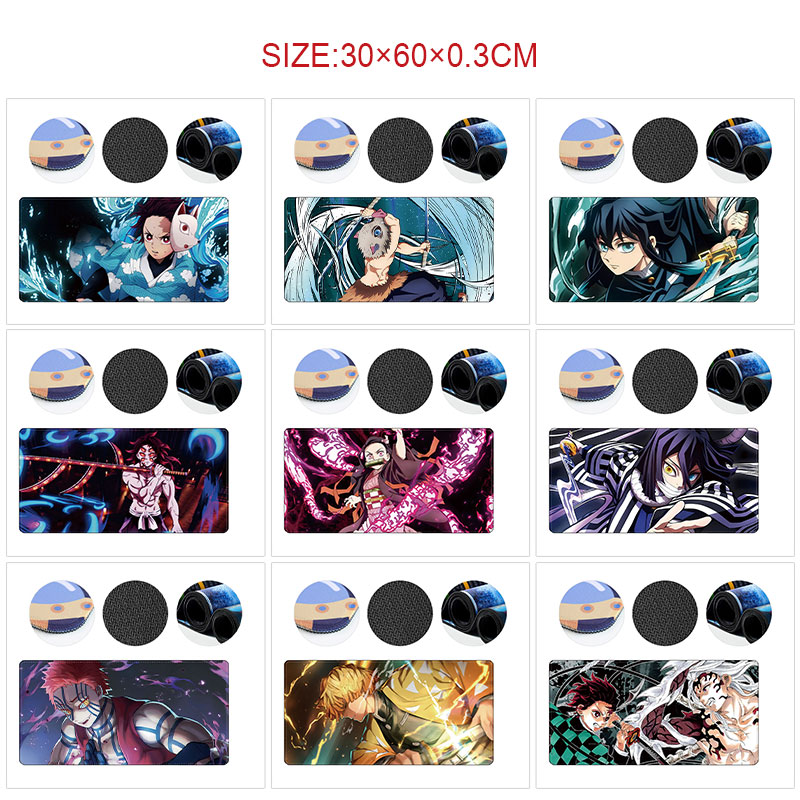Demon slayer kimets anime mouse pad 60*30cm