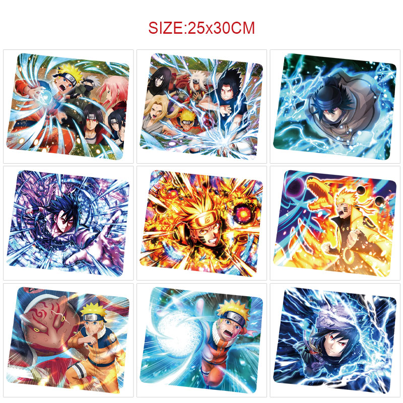 Naruto anime mouse pad 25*30cm