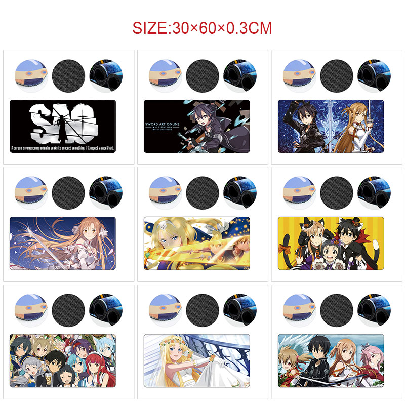 Sword art online anime mouse pad 60*30cm
