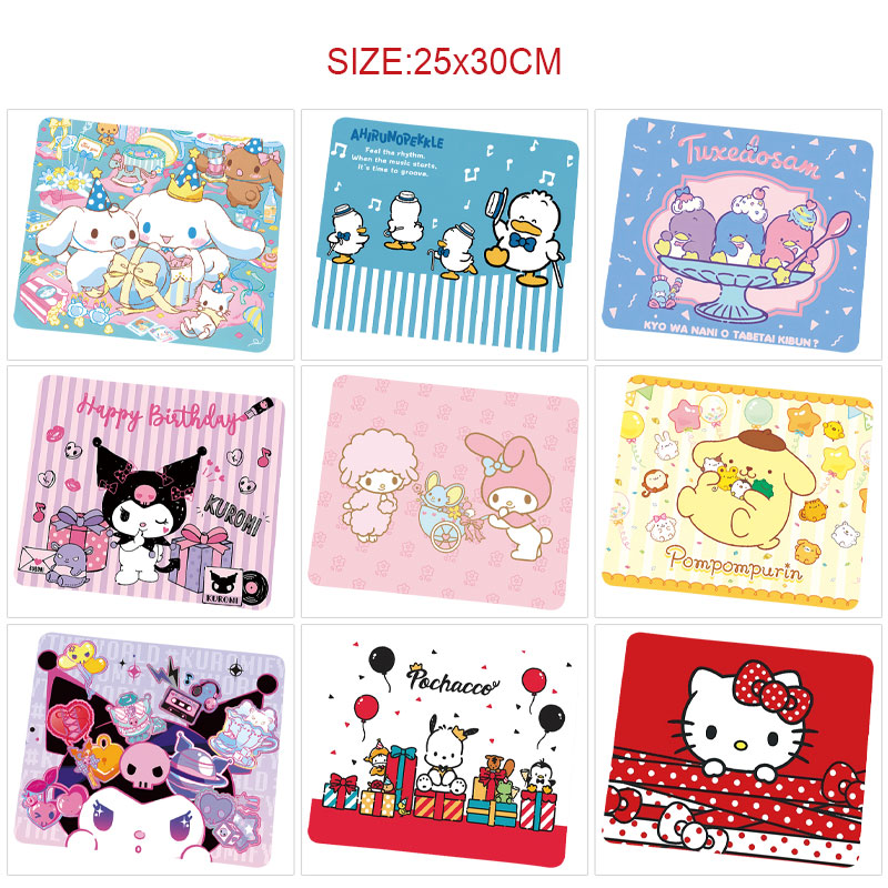 Kuromi anime mouse pad 25*30cm