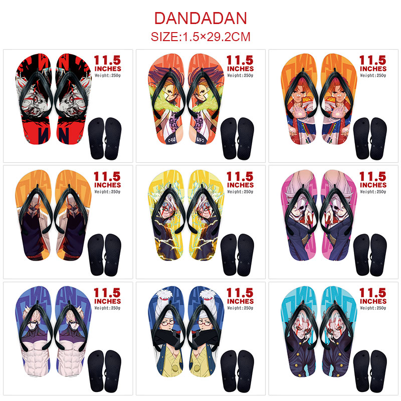 Dandadan anime flip flops shoes slippers a pair