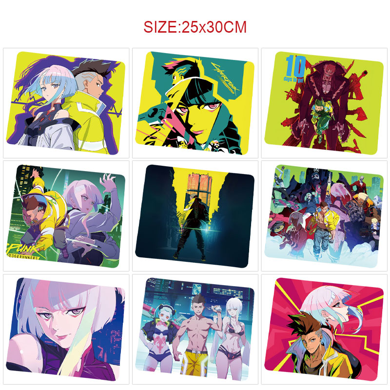 cyberpunk edgerunners anime mouse pad 25*30cm