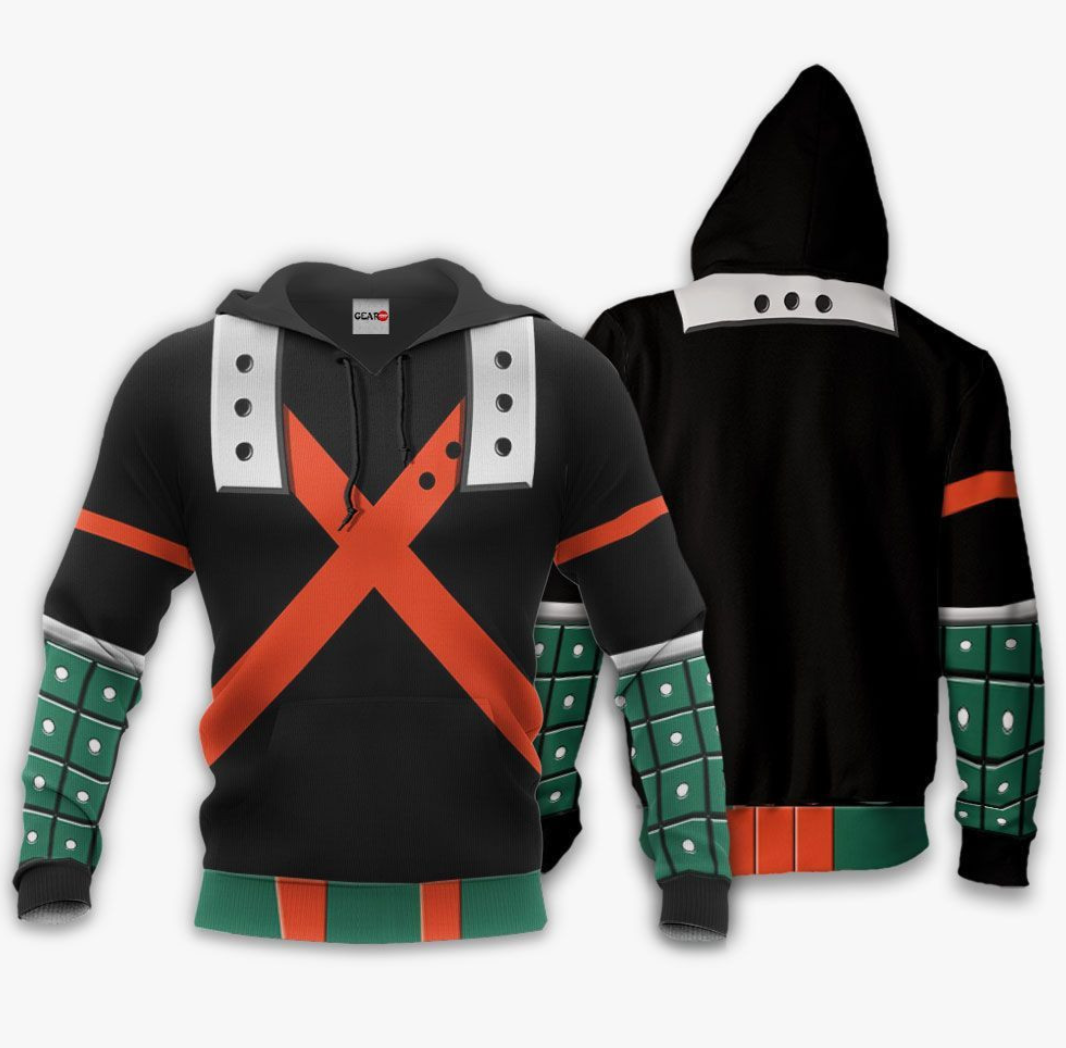 My Hero Academia anime hoodie