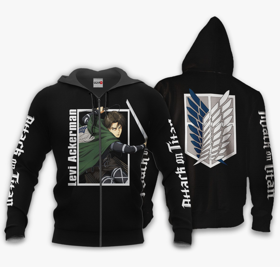 Attack on Titan anime hoodie
