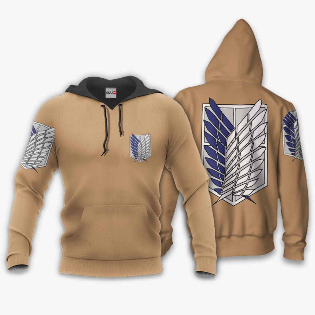 Attack on Titan anime hoodie
