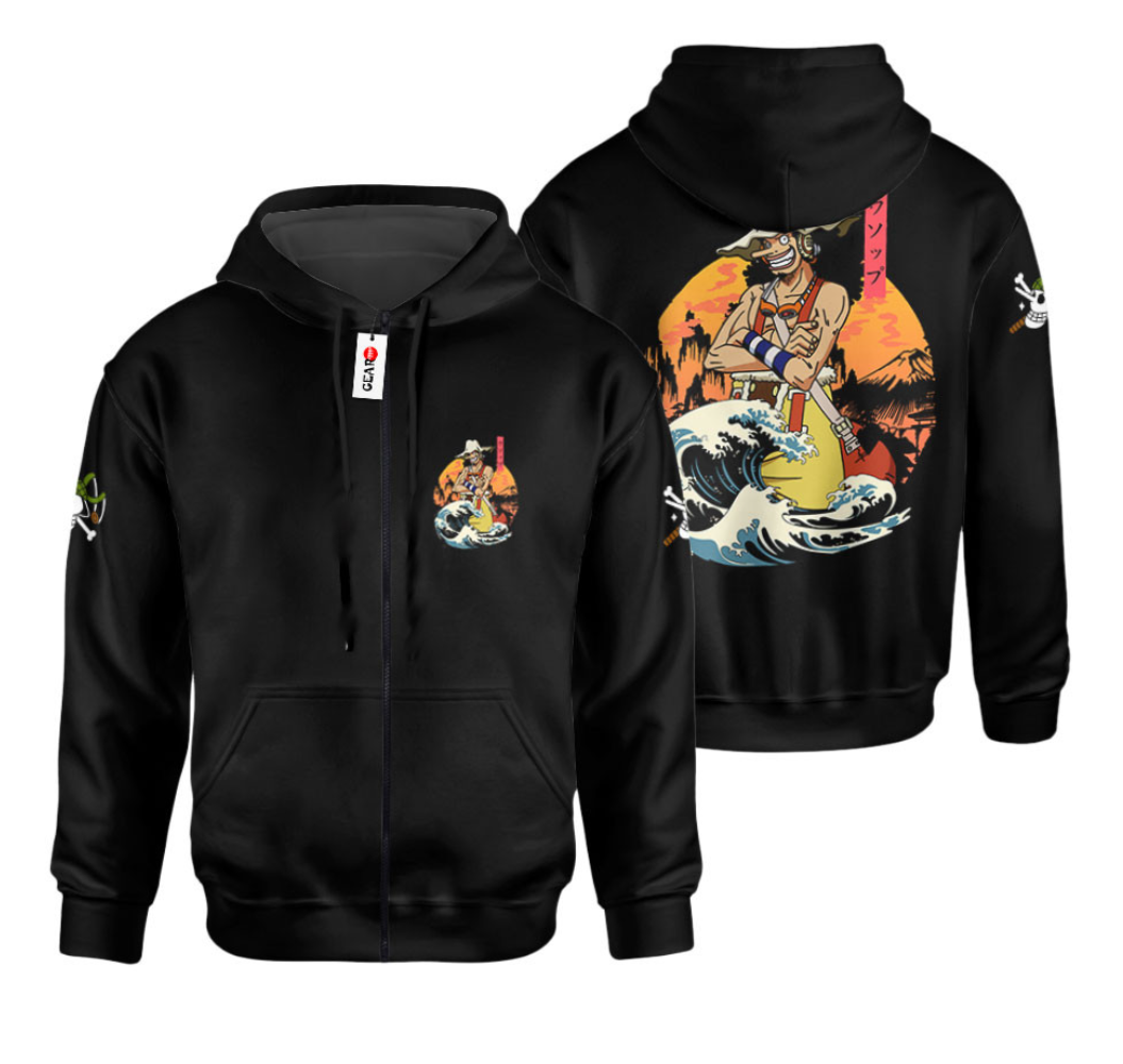One Piece anime hoodie