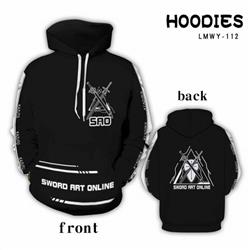 Sword Art Online Full color Hooded Long sleeve Hoodie 