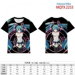 Hatsune Miku Full color short sleeve t-shirt 10 sizes from 2XS to 5XL MQTX-2253