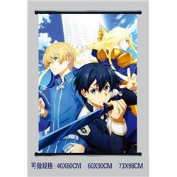 sword art online anime wallscroll 60*90cm