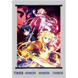 sword art online anime wallscroll 60*90cm