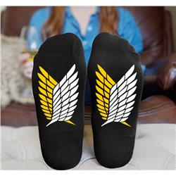 attack on titan anime socks 15cm