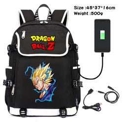 dragon ball usb school bag