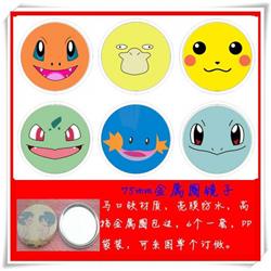 Pokemon Mirror 75mm 6 pcs