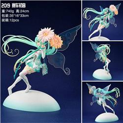 Hatsune Miku Boxed Figure Decoration Model 24CM 0.74KG Inner box size:35X16X33CM