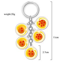 dragon ball anime double side acrylic keychain