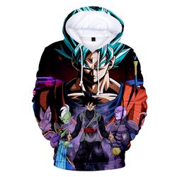 dragon ball anime 3d hoodie 2xs to 4xl