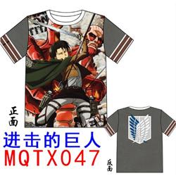 attack on titan anime 3d printed tshirt 2xs to 5xl