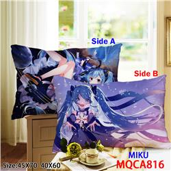 miku.hatsune anime double face cushion 45*60cm
