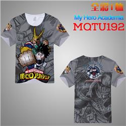 my hero academia anime 3d printed tshirt 2xs to 5xl