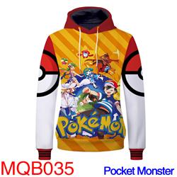 pokemon love yourself anime 3d printed hoodie M to 3XL
