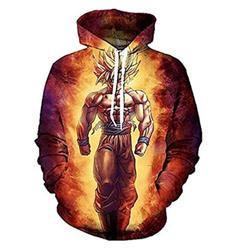 dragon ball 3d printed hoodie 2xs to 4xl