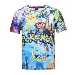 pokemon anime 3d printed tshirt 2xs to 4xl
