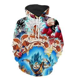 dragon ball 3d printed hoodie 2xs to 4xl