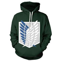 attack on titan anime 3d printed hoodie 2xs to 4xl