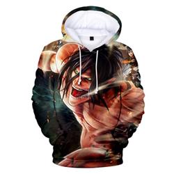 attack on titan anime 3d printed hoodie 2xs to 4xl